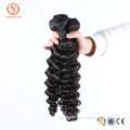 Natural black cheap price virgin brazilian hair deep wave human hair bundles